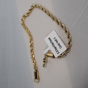 Gold-plated steel bracelet (1)